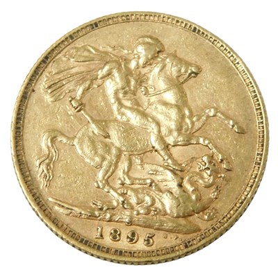 Lot 337 - A Queen Victoria gold full sovereign 1895, 8.0g.