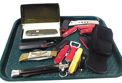 Lot 373 - A Mauser folding pocket knife, Swiss pocket...