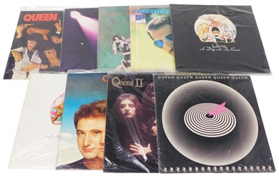 Lot 379 - Queen LPs, including Sheer Heart Attack, News...