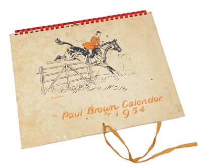 Lot 458 - Brown (Paul). The Paul Brown Calendar for 1954.