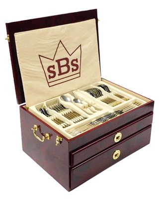 Lot 460 - An SBS Solingen two tone stainless steel...