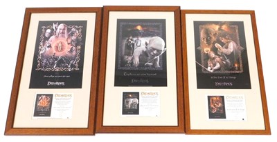 Lot 465 - Three Cards Inc Originals The Lord of the...