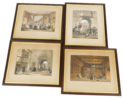 Lot 468 - After Joseph Nash. Three 16thC country house...