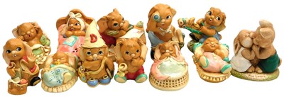 Lot 476 - Eleven Pendelfin figures, all boxed, including...
