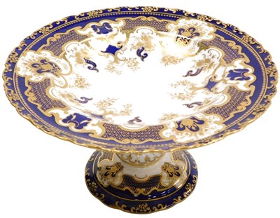 Lot 424 - A Royal Crown Derby porcelain tazza, circa...