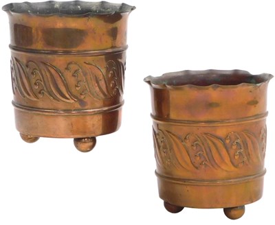 Lot 408 - A pair of early 20thC Joseph Sankey & Sons Art...