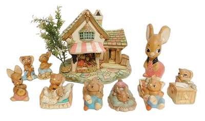 Lot 107 - A group of Pendelfin figures and...