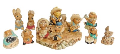 Lot 109 - A group of Pendelfin figures and sculptures,...