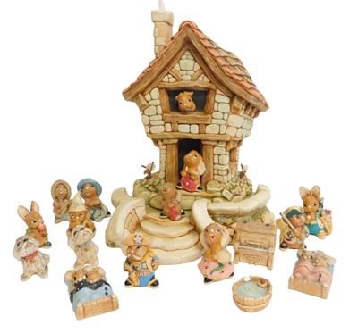 Lot 110 - A group of Pendelfin figures and sculptures,...