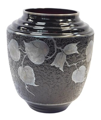 Lot 11 - An early 19thC D'Argyl amethyst glass...