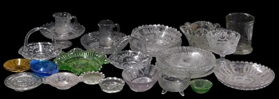 Lot 111 - A group of Victorian pressed moulded...