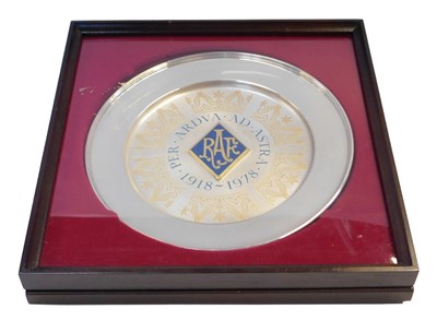 Lot 136 - An Elizabeth II silver and enamel salver, to...
