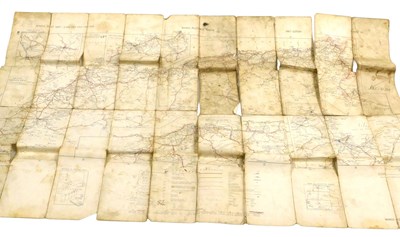 Lot 417 - A WWII map of North Africa, reprinted by the...