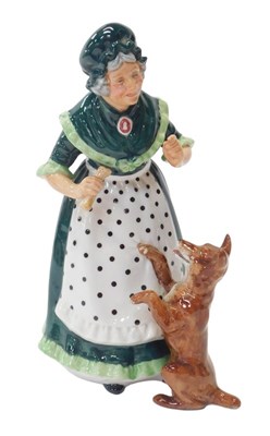 Lot 202 - A Royal Doulton figure modelled as Old Mother...