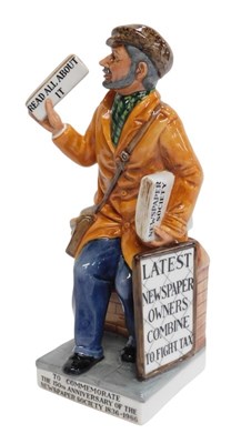 Lot 296 - A Royal Doulton figure modelled as The News...