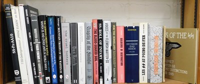 Lot 498 - Books. World War II relating to the SS,...
