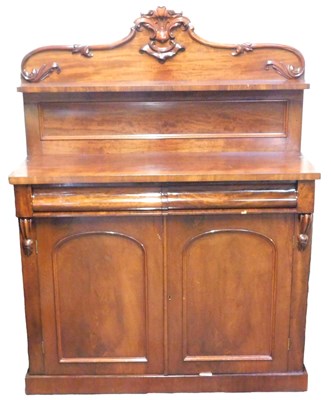 Lot 509 - A Victorian mahogany chiffonier, with a...