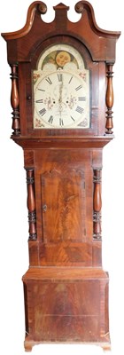 Lot 523 - An early 19thC mahogany longcase clock, by Jno...