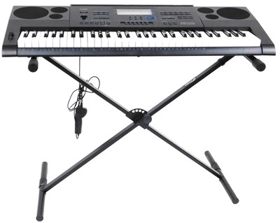 Lot 566 - A Casio CTK-6200 electric keyboard, with two...