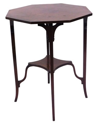 Lot 578 - An Edwardian mahogany and line inlaid window...