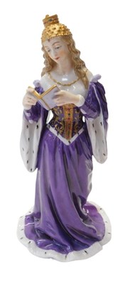 Lot 128 - A Continental porcelain figure, modelled as a...