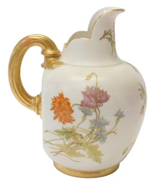 Lot 208 - A Royal Worcester porcelain jug, dated 1879,...
