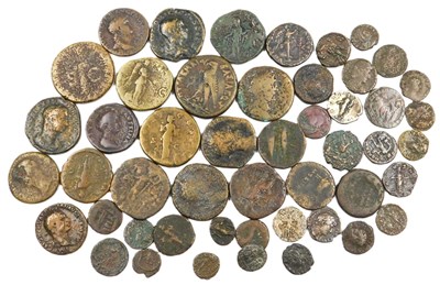 Lot 495A - A group of Roman setertius and denarius...