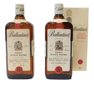 Lot 310 - Two bottles of Ballantine's Finest Scotch...