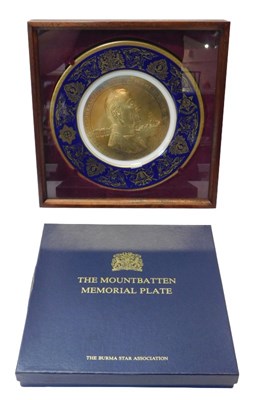 Lot 327 - A Burma Star Association Mountbatten porcelain...