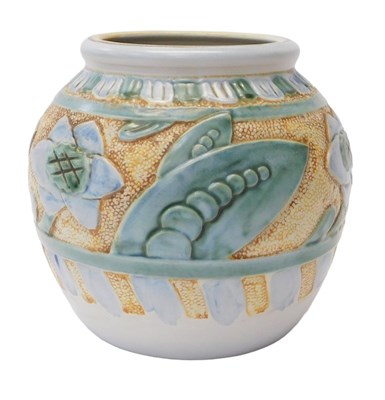 Lot 330 - A Denby Dansbury ware stoneware relief moulded...