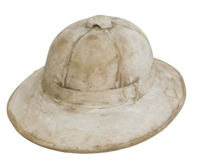 Lot 346 - A British military safari pith helmet.