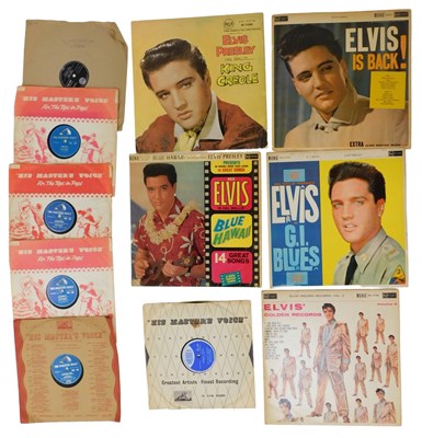 Lot 396 - A group of Elvis LP records, to include...