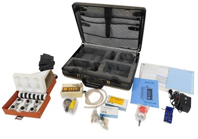 Lot 401 - A Casella meteorological instrument set, to...