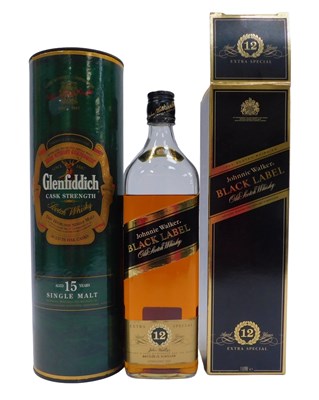 Lot 503 - Two bottles of whisky, comprising Glenfiddich...