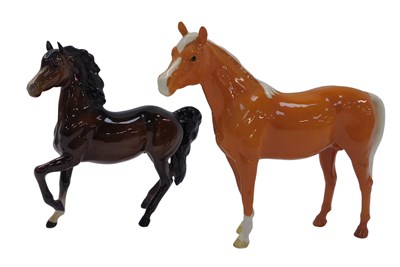 Lot 553 - A Beswick pottery Palamino horse, 19cm...