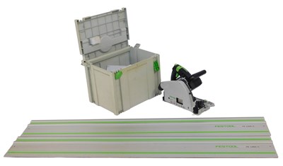 Lot 582 - A Festool circular saw, model no. TSF55EBQ, in...