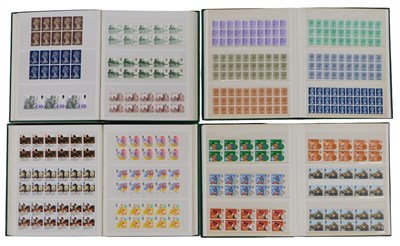 Lot 600 - Four albums containing Elizabeth II stamp sheets.