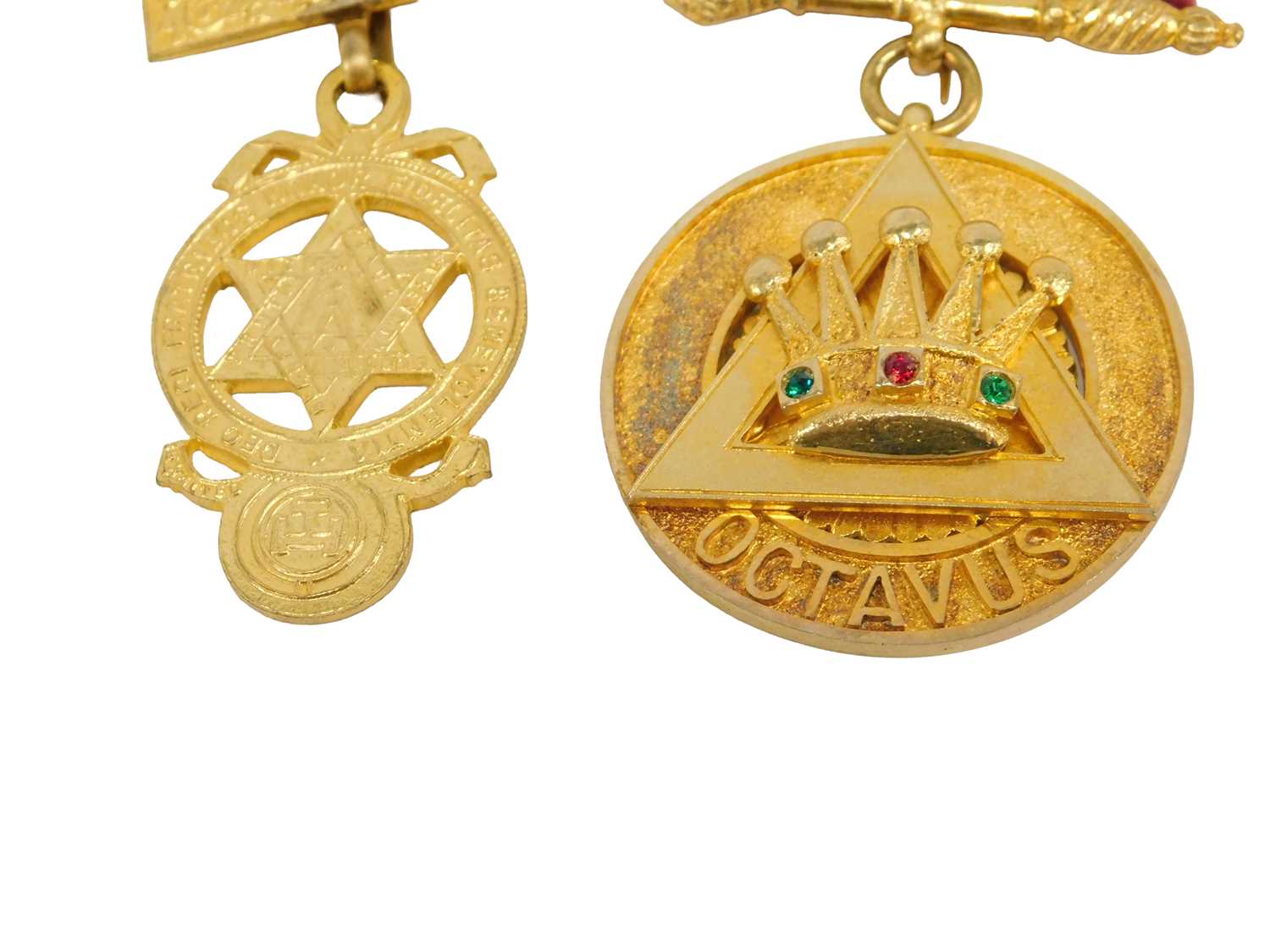 Lot 78 - Two Masonic jewels, comprising an Osiris