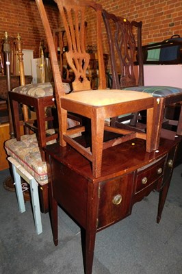 Lot 1051 - A group of furniture, comprising two dining...