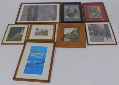 Lot 2020 - Pictures and prints, landscapes and portraits....