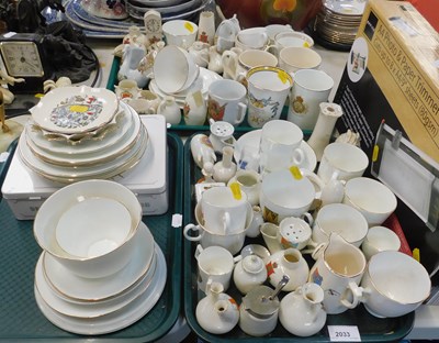 Lot 2033 - Ceramics, a group of crested wares, small and...