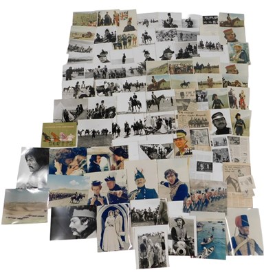 Lot 644 - A group of film stills, photographs and...