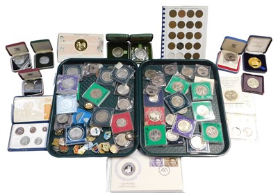 Lot 691 - A group of commemorative crowns, to include...