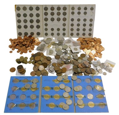 Lot 692 - Decimal and pre decimal coinage, to include...