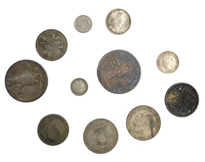 Lot 694 - A William III silver crown, dated 1696,...