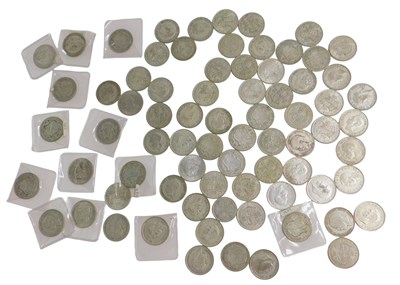 Lot 699 - A group of part silver and nickel half...