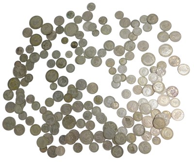 Lot 706 - A group of part silver and nickel coinage, to...