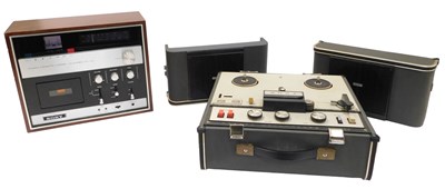 Lot 764 - A Sony stereo tape recorder, TC-200, together...
