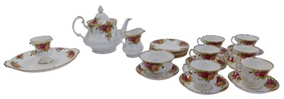 Lot 717 - A Royal Albert porcelain Old Country Roses...