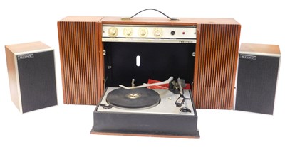 Lot 765 - A Ferguson Minor teak-cased stereo, together...